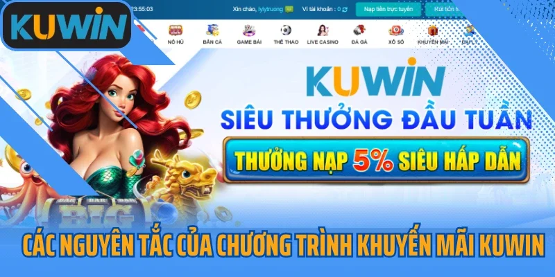 Các nguyên tắc của chương trình khuyến mãi Kuwin