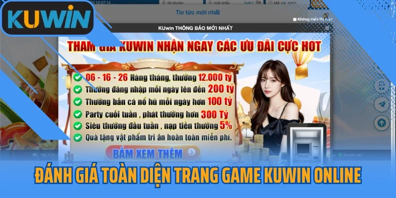 Đánh giá toàn diện trang game Kuwin online