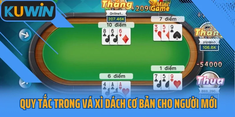 Quy tắc trong vá Xì Dách cơ bản cho người mới